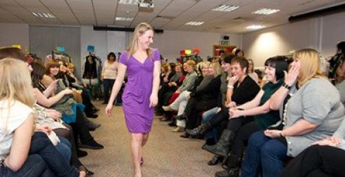 Charity fashion show at Glapwell Centre